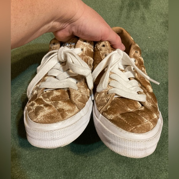 Converse Golf le Fleur Velvet Sneakers Sz M 8/W 10 - Picture 6 of 9